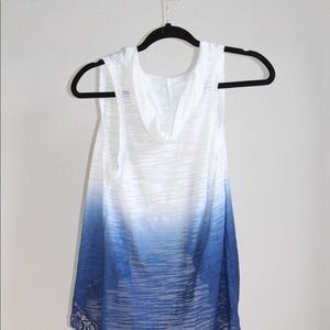 White & Blue Kids Cardigan